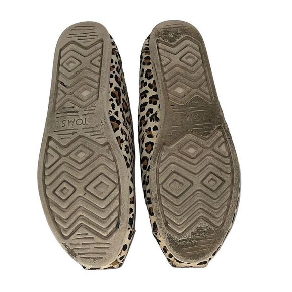 TOMS Womens Alpargata Cupsole Slip On‎ Flat Comfor Shoes Leopard Print Size 7.5 - Picture 8 of 9